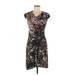 Helmut Lang Cocktail Dress - Sheath: Brown Dresses - Women's Size 0