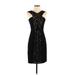 BCBGMAXAZRIA Cocktail Dress - Sheath: Black Dresses - Women's Size 2