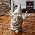 Heavy Metal Garten Zwerg GNOME | POMMES GABEL white