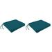 Sunbrella 19" x 17" Outdoor Seat Cushion (Set of 2) - 17'' L x 19'' W x 2'' H