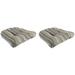 Sunbrella 18" x 18" Outdoor Wicker Seat Cushion (Set of 2) - 18'' L x 18'' W x 4'' H