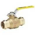 MILWAUKEE VALVE UPBA-480B - 100 1" Press Brass Ball Valve Inline