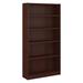 Universal 5 Shelf Bookcase in Vogue Cherry - 5 Shelf， 12"D x 36"W x 72"H