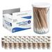 Cotton Tipped - Single-Use Wooden Cotton Tip For Care & Dressing Personal Hygiene & Make Up - 50 Vials 100 Per Sealed Vial