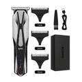 Men s Beard Trimmer Cordless Hair Clippers for Men Professional Beard Trimmers for Men Waterproof Electric Beard Trimmer Home Haircut USB Rechargeable hair trimmers haircutting kit Black