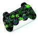 HEVIRGO Green Leaf Cool Skin Sticker for PS3 Controller Playstation Remote Controller