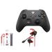 Microsoft Xbox Wireless Carbon Black Controller for Xbox Console + Wired Earbuds With Cleaning Kit BOLT AXTION Bundle Used
