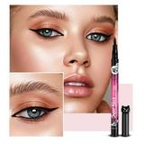 Melotizhi Eye Shadow Pencil Pearl Eyeliner Kit Metallic Eyeliner Pencil Glitter Eyeliner Eye Lip Liner Eye Set Colorful Eyeliner Pen Waterproof Smudge Proof Black Brown Eye Liner Pencils