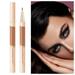 Melotizhi Liquid Eyeliner Pen Not Faint Dye Shadow Pen Novice Ultra Fine Eyeliner Liquid Pen Grey Brown To Create A Natural Liquid Eyeliner Pen Waterproof Smudge Proof Black Brown Eye Liner Pencils