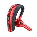 Bluetooth Headset Wireless Earpiece V5.0 25Hrs Ultralight Headphones Digital Display In Ear Earbuds For Cell Phone Laptop Small Wireless Earbuds Noise Isolating Headphones Ear Phones for Android Tooth