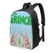 The Grinch Travel Laptop Backpack with USB Port and Headphone Port Adult Children Student Backpack for College Work Camping