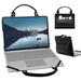 ASUS VivoBook Pro 15 OLED M3500QC K3500PH Laptop Sleeve Leather Laptop Case for ASUS VivoBook Pro 15 OLED M3500QC K3500PH with Accessories Bag Handle (Black)