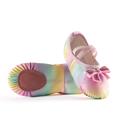 1 Pair Girls Ballet Shoes Bowknot Dance Shoes Kids Ballet Practice Shoes Dancing Shoes