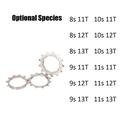 Dazzduo Cassette cog Speed 11T/12T/13T Freewheel Pinion MTB 11T/12T/13T Freewheel Pinion 8/9/10/11 Speed Pinion Bike MTB Bike 8/9/10/11 Speed 11T/12T/13T Bike MTB Mountainous Freewheel