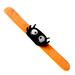 Farfi Halloween Wristband Fun Pumpkin Spider Witch Hat Slap Bracelet Halloween Party Accessory for Kids Adults (Orange)