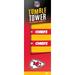 MasterPieces Real Wood Block Tumble Towers - NFL Kansas City Chiefs