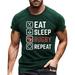 Rrunsv T Shirts for Men Graphic Men s Vintage Slim Fit Short Raglan Sleeve Soft Workout Baseball T-Shirts AG XXXL