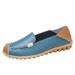 B91xZ Women s Knit Loafers Casual Slip on Walking Shoes Womens Tennis Shoes Flat Dress Shoes Non Slip Work Shoes Light Blue 8