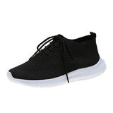 CAICJ98 Volleyball Shoes Women s Sock Walking ShoesComfortable Mesh Slip on Easy Sneakers Black