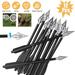 12Pcs Pistol Crossbow Bolts 6.5 Aluminium Arrows Broadhead Hunting Mini Archery