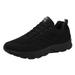 CAICJ98 Womens Tennis Shoes Womens Walking Shoes Non Slip Work Shoes Breathable Shoes Adjustable Mary Jane Shoes Black