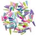 10 PCS Unicorn Horn Toys Resin Spiral Shaped Decoration Party Favor Party Supplies (Random Color)