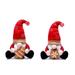 EKOUSN Christmas Decorations 2 Pcs Christmas Plush Toys Plush Gnome Doll Ornament Faceless Doll Dwarf Doll Decoration Room Decor