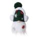 DISHAN Cozy Christmas Gnome Dolls Snowflake Embroidery with Hat Long Beard Festive Home Decoration Adorable Ornament