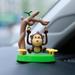 Ozmmyan Monkey Car Decoration Movable Animals Toys Car Decoration Holiday Creative Gift Up to 40% off