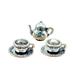 Tnobhg Dollhouse Dining Room Decor 5pcs/set 1 12 Dollhouse Teapot Set Miniature Teapot Tea Cup Model Set