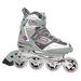 Roller Derby Women s Aerio Q-60 Inline Skates - Gray/White/Pink (7)