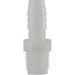 Midland Industries 33023W 0.75 x 0.75 in. Hose Barb x MIP Nylon Male Adapter White