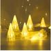 1Pcs Iceberg Ambiance Lights for Christmas Decorations Crystal Night Light Mini Christmas Tree Lamp Flameless Led Decorative Lights for Home Wedding Valentine s Day Christmas Thanksgiving Gifts