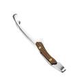 Outdoor Barbecue Clip Camping Fried Steak Food Stainless Steel Public Wooden Handle