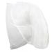 Swimming Pool Zipper Filter Bags Reusable Pool Cleaner Bags Impurity Filters Cleaning Accessories (White)