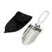 Garden Shovel with Storage Bag Practical Outdoor Metal Scoop Stainless Steel Gardening Camping Multifunction