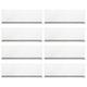 8 Pcs Clear Shelves Clothes Dividers for Closets Shelf Dividers for Wood Shelves Closet Dividers Partition Plate Clothing Shelf Magnet Pvc