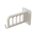 Clearanceï¼�FNGZ Storage Rack Multi Functional Folding Sticky Hook Seamless Sticker Plastic Hanger Hook Wall Mounted Clothes Storage Hanger White