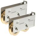 2 Pcs Door Roller Patio Slider Wheels Sliding Replacement Rollers Track Hardware Old Fashioned Screen