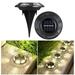 Kiplyki New Arrivals Warm Color Solar Ground Lights LED Solar Outdoor Lights Scenery Lighting Solar Insert Into The Ground Lights for Garden Yard Walkway Decor