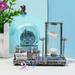 KIHOUT New Deals LED Music Crystal Snow Balls With Hourglass Vintage Paris Tower Home Christmas Decoration For Living Room Bedroom 50ml Shelf Cabinet Desktop Decor Ornaments