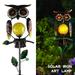 SDJMa Decorative Solar Lights Owl Garden Decor Solar Lights for Outside Yard Decorations Landscape Path Lights Garden Art Outdoor Solar Powered Garden Decorations