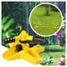 Pjtewawe Sprinkler Rotating Sprinklers Large Area Coverage Water Sprinkler for Garden Yard Lawns Oscillating Hose 360 Rotation Irrigation System for Outdoor Grass Green Water Sprinklers Yellow