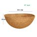 1PCS Round Hanging Basket Coco Liner Coconut Fiber Replacement Flower Basket 16 inches