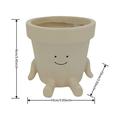 Cute Face Planter Pot Planting Container Resin Wall Flowerpot Plant Growing Bowls Succulent Pots Nursery Supplies Garden Decor