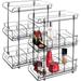 3 Tier 2 Pack Clear Pull-Out Home Organizers with 2pcs Storage Drawers Multi-Purpose Slide-Out Organizers and Storage Bathroom Organizer Kitchen Organizer Medicine Organizer Cabinet