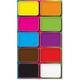 ASH78003 Colors Design Mini Whiteboard Eraser 10 / Pack Multicolor