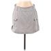 Banana Republic Factory Store Casual Mini Skirt Mini: Gray Print Bottoms - Women's Size Medium