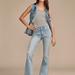 Lucky Brand High Rise Stevie Flare - Women's Pants Denim Flare Flared Jeans in Aquarius, Size 29 x 32