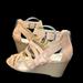 Jessica Simpson Shoes | Jessica Simpson Strappy Gladiators Wedge Sandals Brown Size 9.5 | Color: Brown/Tan | Size: 9.5